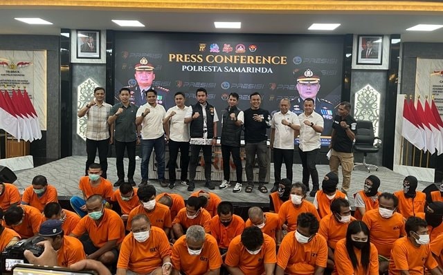 21 Hari Operasi Pekat Mahakam, Polresta Samarinda Amankan 46 Tersangka