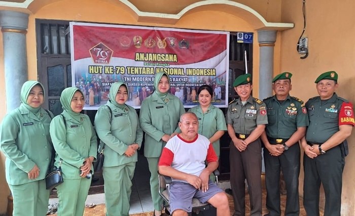 Kodim 0908/Bontang Rayakan HUT TNI ke-79 dengan Kunjungan ke Purnawirawan dan Warakawuri