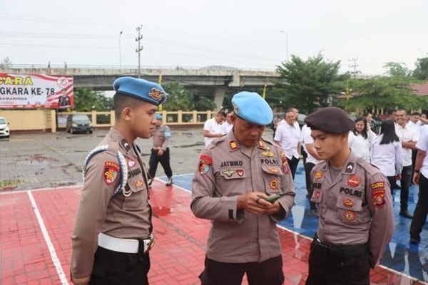 Giliran Polresta Samarinda, Polisi Mendadak Kompak 'Razia Gawai' Antisipasi Judi Online