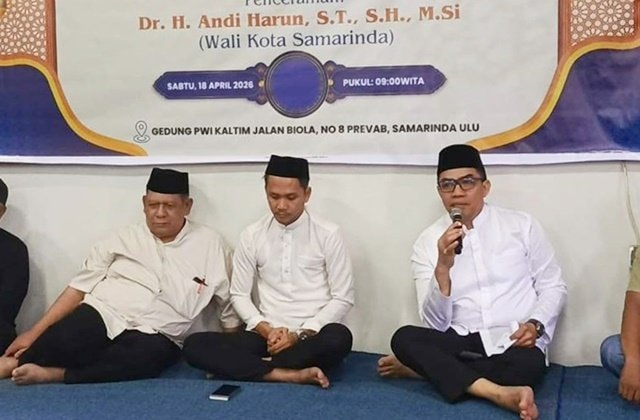 Dari Halalbihalal ke Etika Jurnalistik, Wali Kota Samarinda Bicara “Jurnalisme Kenabian” di PWI Kaltim