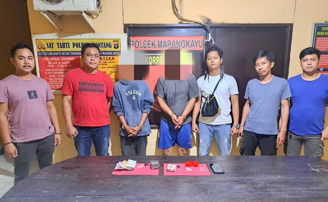 Tunggu Pembeli di Jalan Poros Samarinda-Bontang, Dua Pengedar Sabu Diciduk