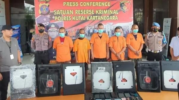 Komplotan Pencurian Sparepart Sumur Minyak Pertamina Ditangkap Beraksi Setahun Lalu