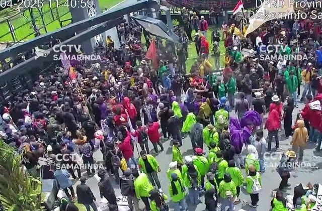 LIVE: Aksi Massa 21 April di Samarinda, Kaltim