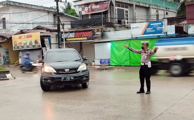 Satlantas Kutim Gencarkan Pengaturan Lalu Lintas di Bulan Ramadan, Cegah Macet dan Balap Liar