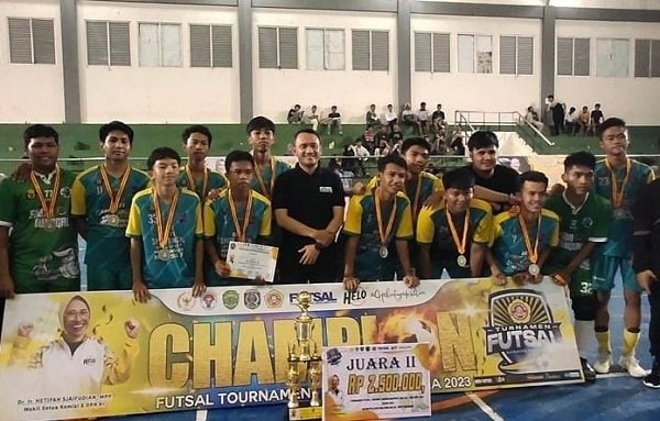 SMK Negeri 1 Juarai Turnamen Futsal Pelajar SMA se-Bontang