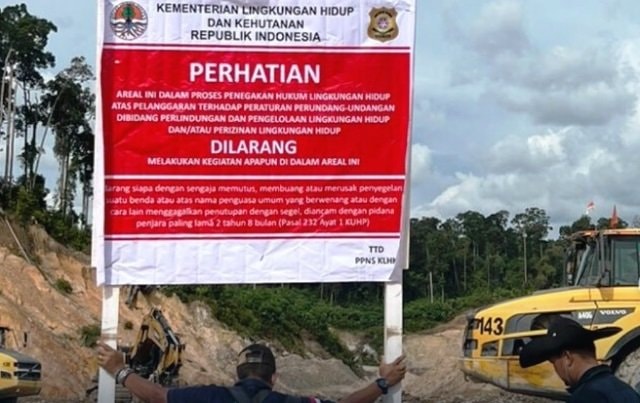 Hutan Produksi Kutai Barat Dijadikan Tambang Batu Bara Ilegal