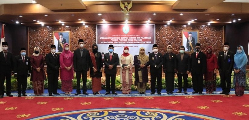 Isran Noor Lantik Tujuh Kepala Dinas Kaltim, Ini Daftar Namanya