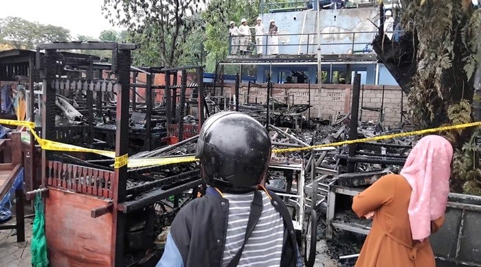 Pusat Kuliner Gubah Balikpapan Terbakar, 34 Rombong Ludes