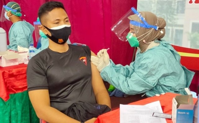 3 Ribu Personel Polda Kaltim Terima Suntikan Vaksin AstraZeneca