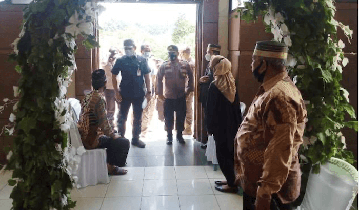 Gelar Resepsi Pernikahan saat PPKM, Satgas Bubarkan Paksa