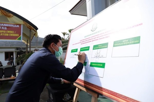 Apresiasi Upaya Pencanangan Zona Integritas Kejari Bontang