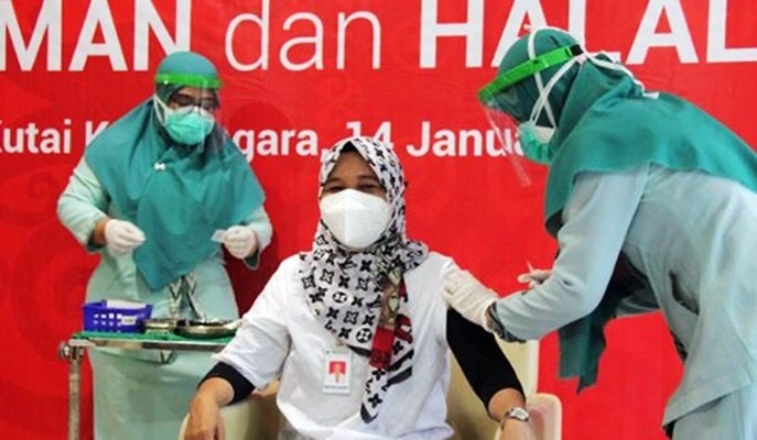 Ribuan ASN Kukar Mulai Disuntik Vaksin Covid-19
