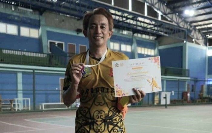 Anggota DPRD Bontang, Rustam Raih Juara Pertama Turnamen Kejurnas Pickleball