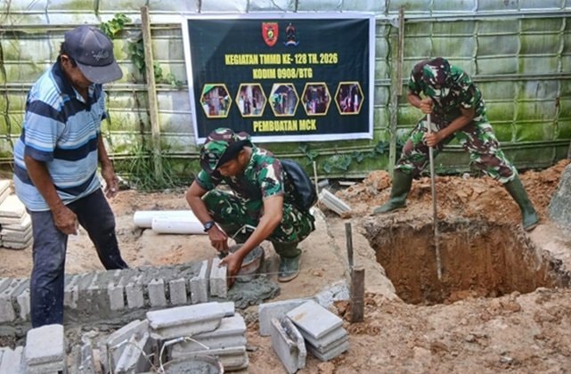 TMMD Ke-128 Bontang; Santri Marangkayu Segera Nikmati MCK Layak