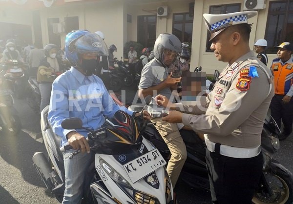 Operasi Keselamatan 2025 Berakhir, Polres Bontang Beri 873 Sanksi Pelanggaran Lalu Lintas