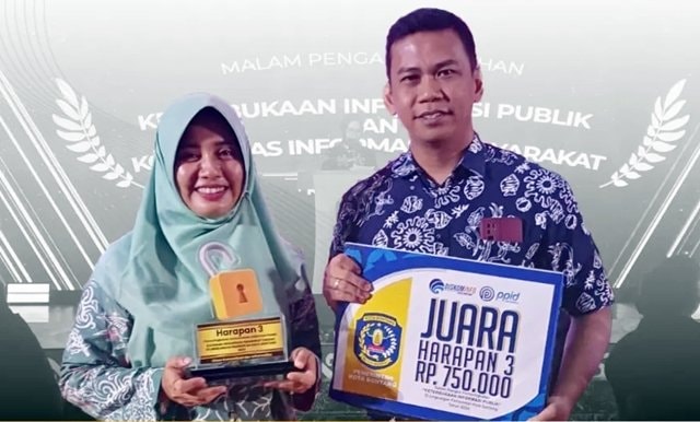 DPMPTSP Bontang Raih Juara Harapan III dalam Ajang Keterbukaan Informasi Publik 2024