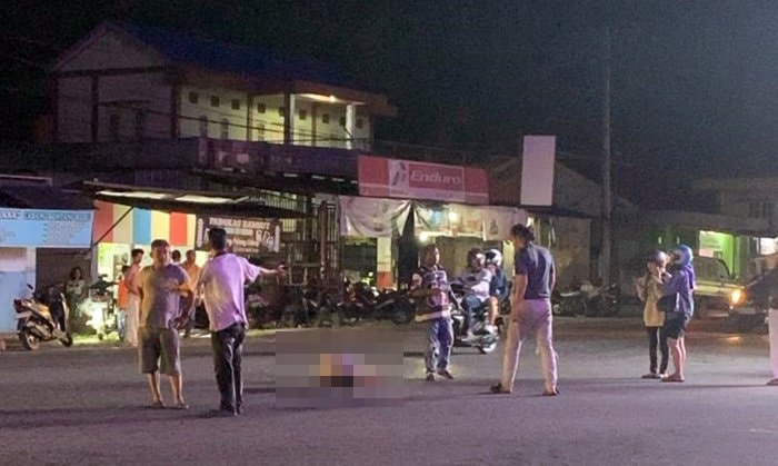 Dua Hari Dua Kecelakaan, Polisi Siaga di Simpang Empat Lok Tuan Bontang