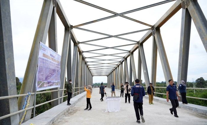 Sudah Diresmikan, Jembatan Nibung Kutim Masih Sisakan Utang Rp1,8 Miliar kepada Warga