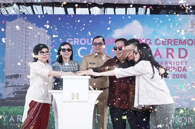 Groundbreaking Hotel Courtyard by Marriott Samarinda, Proyek Bintang 4 Dimulai
