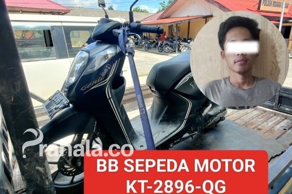 Bawa Kabur Motor Teman ke Muara Badak, Pemuda Ini Terancam Lima Tahun Penjara