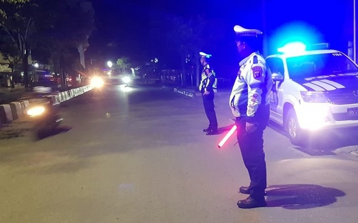 Razia Polres Bontang Amankan Belasan Pemotor di Bawah Umur