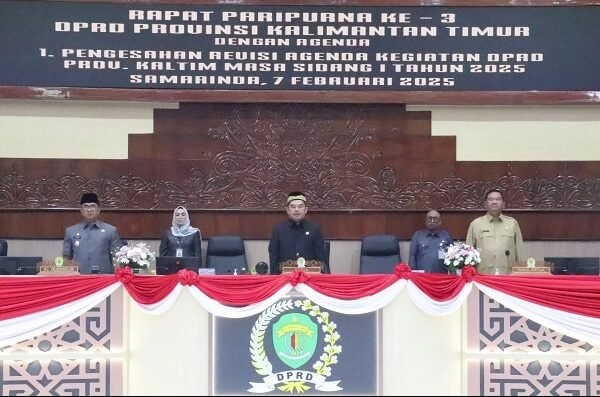 DPRD Kaltim Gelar Rapat Paripurna, Bahas Revisi Agenda dan Pengumuman Gubernur Terpilih