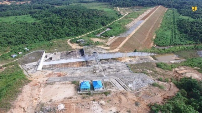 Bendungan Marangkayu Siap Aliri 4.500 Hektare Lahan Irigasi