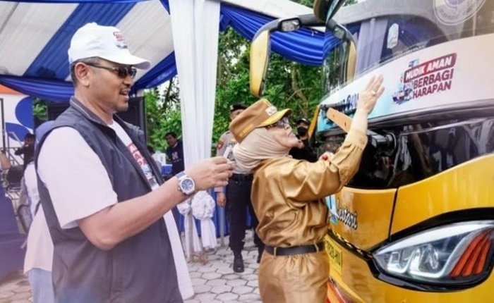 Wali Kota Bontang Lepas Mudik Gratis PKT, Tujuan Samarinda hingga Banjarmasin
