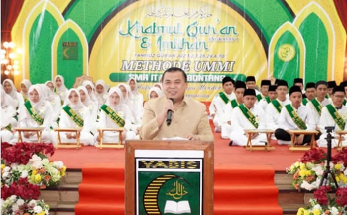 Wawali Bontang Buka Khatmil Qur’an SMA IT Yabis, Tekankan Pendidikan Karakter