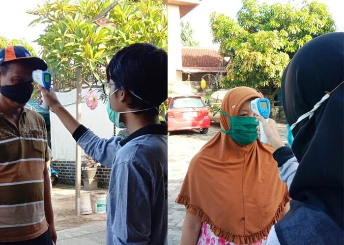 Tak Ada Honornya, Relawan COVID-19 RT 21 Bontang Baru Dilibatkan Kerja Bakti