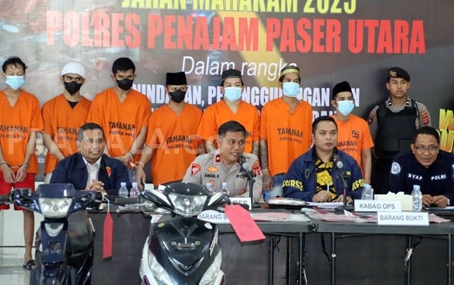 Operasi Jaran Mahakam 2025, Polres PPU Ungkap Kasus Curanmor dan Tangkap Para Residivis