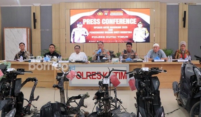 Masih Berusia 17 Tahun, Dua Remaja Spesialis Curanmor di Kutim Ditangkap