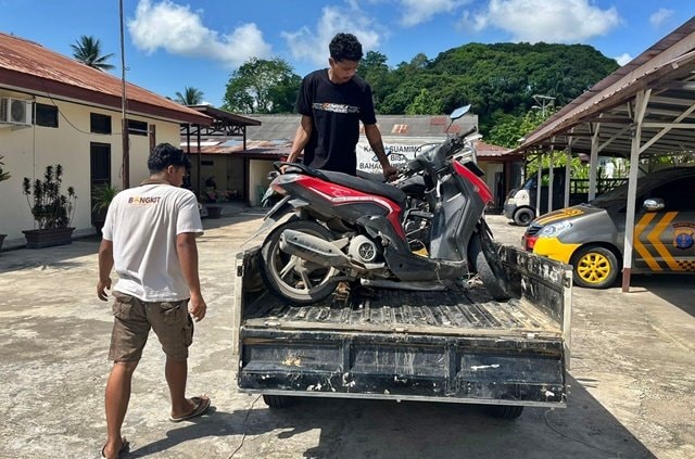 Hampir Lolos ke Gorontalo, Maling Motor di Sangkulirang Akhirnya Tertangkap