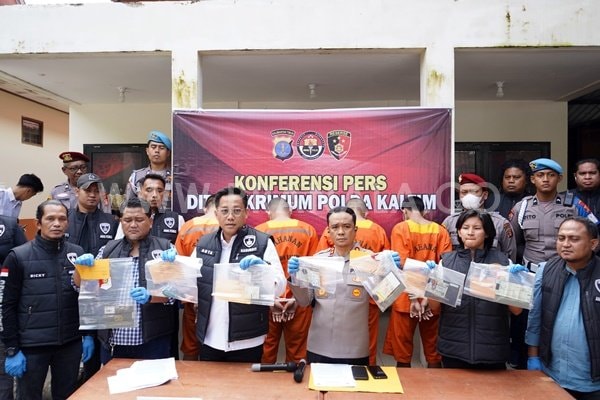 Polda Kaltim Ungkap Kasus Curat, 20 Kendaraan Disita