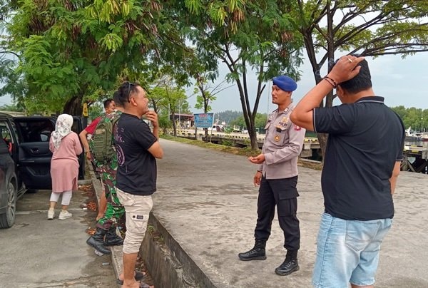 Sat Polairud Polres Bontang Pastikan Keamanan Wisatawan Menuju Pulau Beras Basah