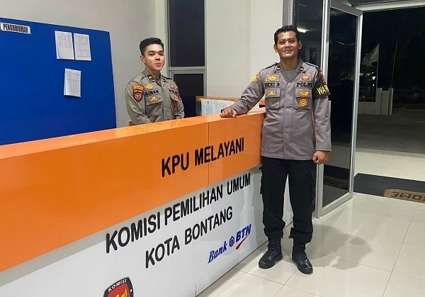 Polres Bontang Siagakan 90 Pasukan untuk Penghitungan Suara Ulang Besok