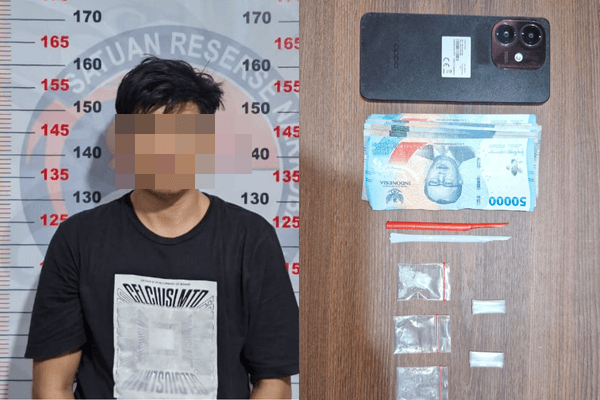Detik-Detik Pengedar Sabu di Tanjung Laut Bontang Diciduk, Sempat Dijual Tersisa 2,5 Gram