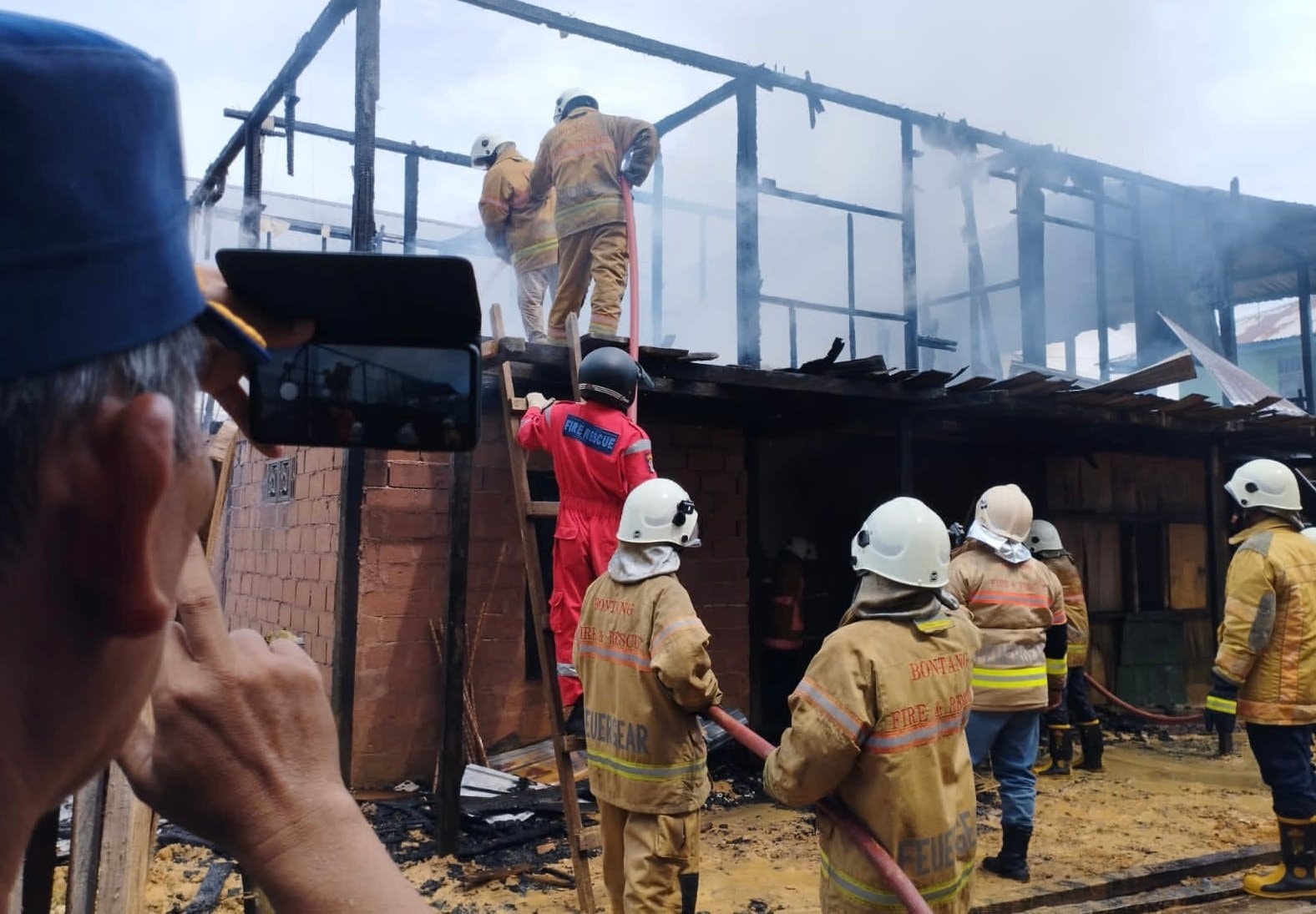 Kebakaran di Telihan, Uang Rp 100 Juta Ikut Hangus