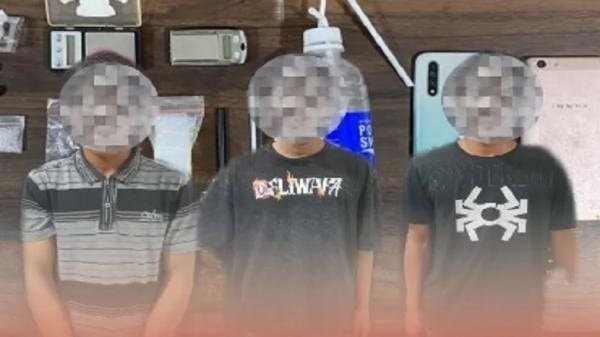 Tiga Pengedar Narkoba di Tenggarong Seberang Diringkus
