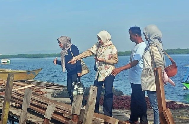 Penampungan Sampah Malahing Bontang Roboh, Lurah Tanjung Laut Indah Turun Tangan