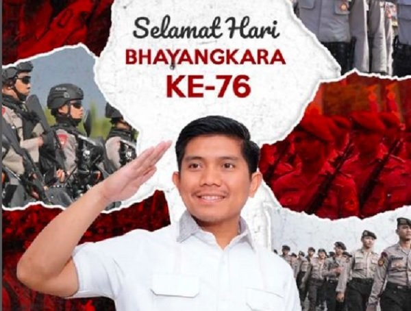 Harapan Ketua DPRD Bontang di HUT Bhayangkara ke-76