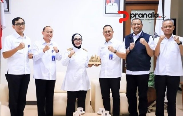 Bertemu Wali Kota , Bos Baru Pupuk Kaltim Bawa Misi Besar bagi Bontang