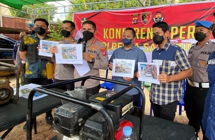 Polisi Grebek Gudang Penimbunan BBM di Samarinda, Puluhan Ton Pertalite dan Solar Berhasil Disita