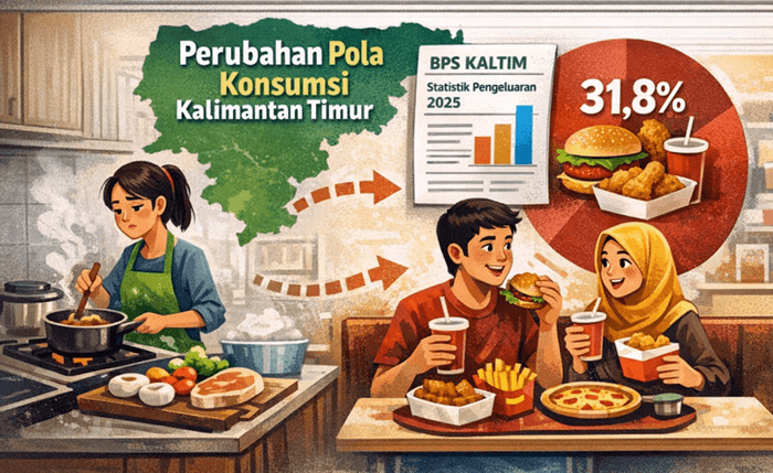 Warga Kaltim Lebih Doyan Beli Makanan Siap Saji