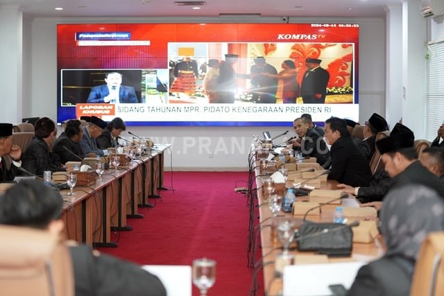 DPRD Bontang Gelar Rapat Paripurna Dengarkan Pidato Kenegaraan Presiden RI