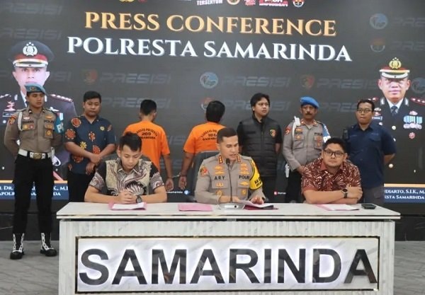 Pembunuhan Berencana di Loa Janan Ilir Samarinda, Dua Tersangka Diringkus Polisi