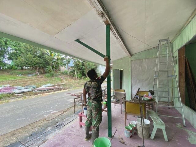 TMMD ke-128 Bontang Ubah Rumah Baharudin jadi Layak Huni