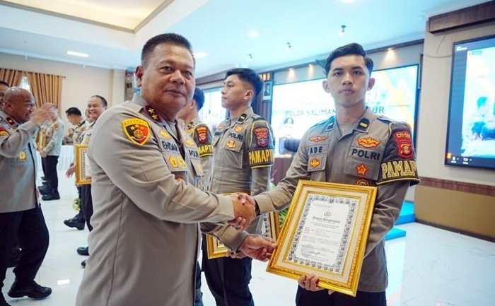 Polres Kutim Borong Dua Penghargaan, IPDA Ade Maulana Masuk Tiga Besar
