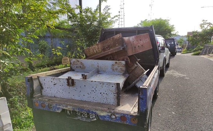 Besi Tua Senilai Rp 50 Juta Milik Perusahaan Dicuri, Lima Warga Lok Tuan Diringkus Polres Bontang