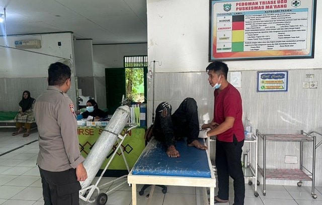 Motor Honda CRF Terjatuh di Poros Makassar–Parepare, Pemuda 22 Tahun Luka